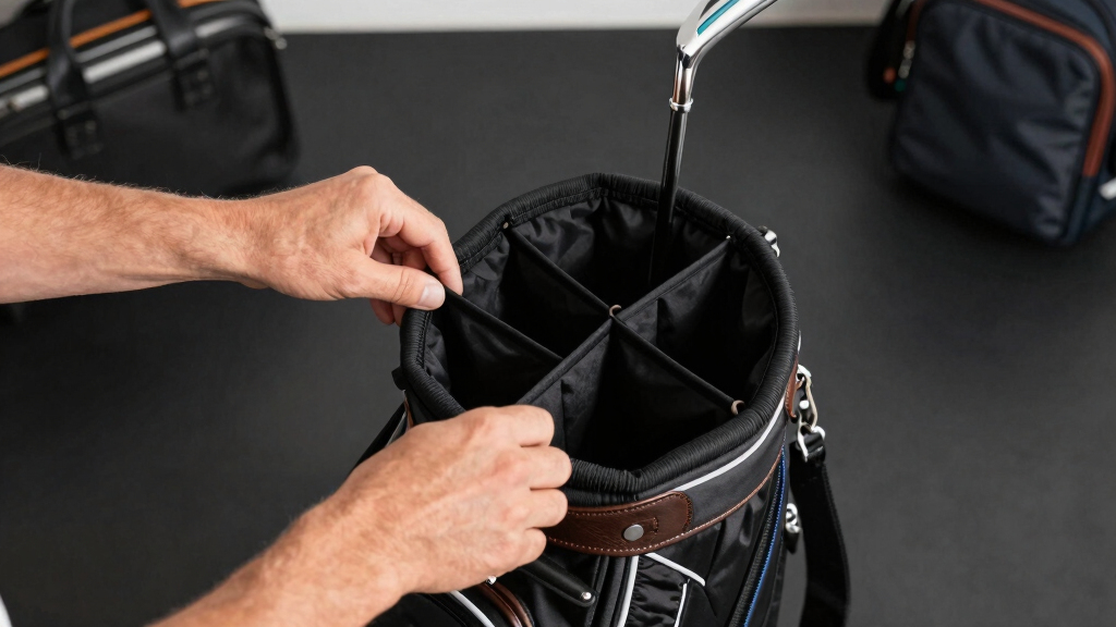 best golf bag with 14-way divider