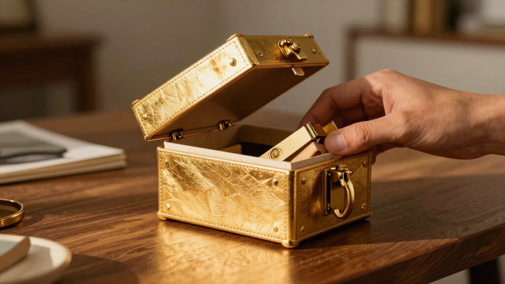 luxury lockbox for keepsakes