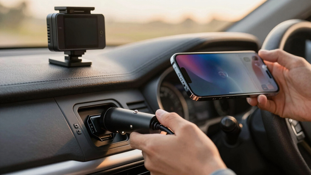 best car charger for dash cam and phone