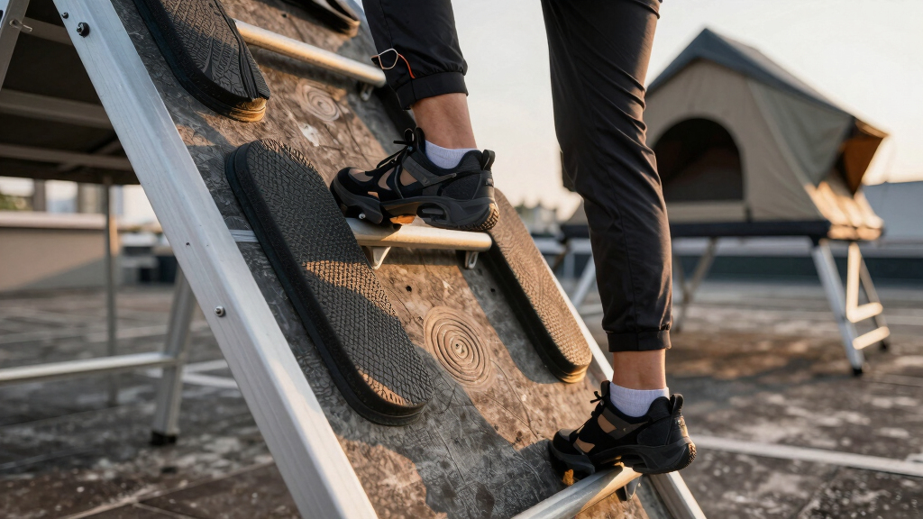 best traction pads for rooftop tent ladders