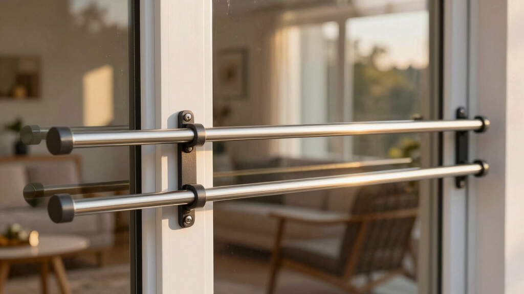 best sliding glass door security bar