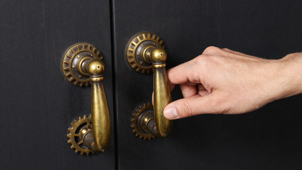 steampunk door handles