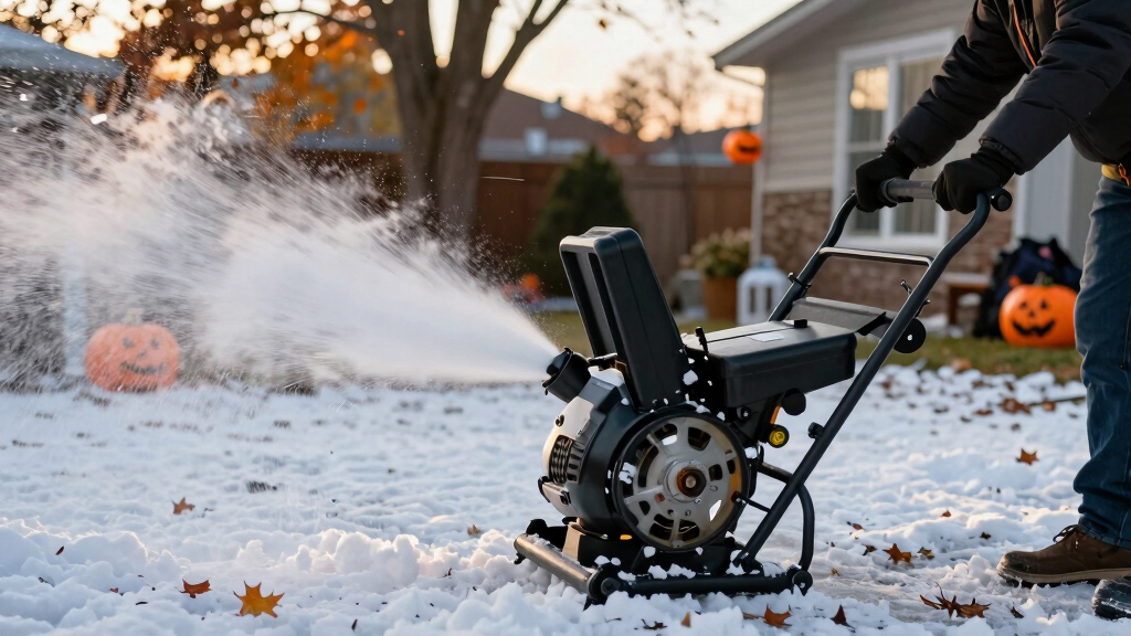 best snow machine for halloween display