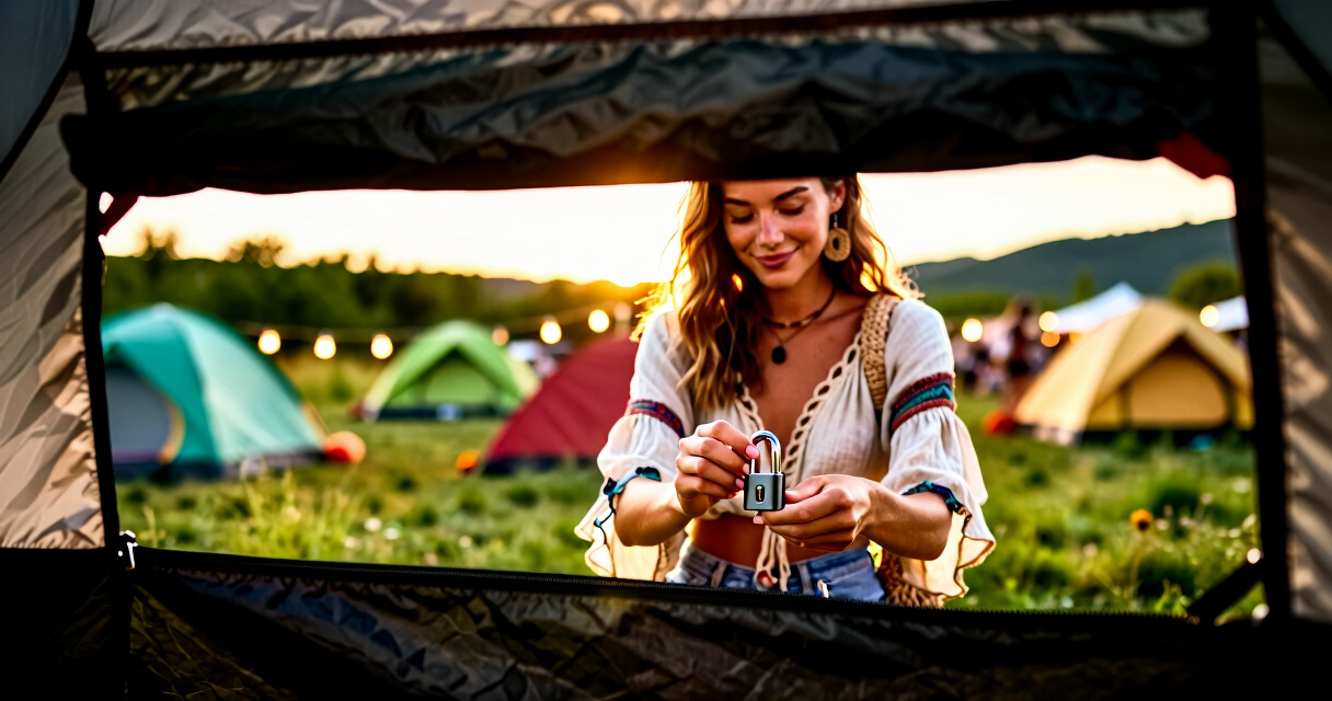 best festival campsite security gear