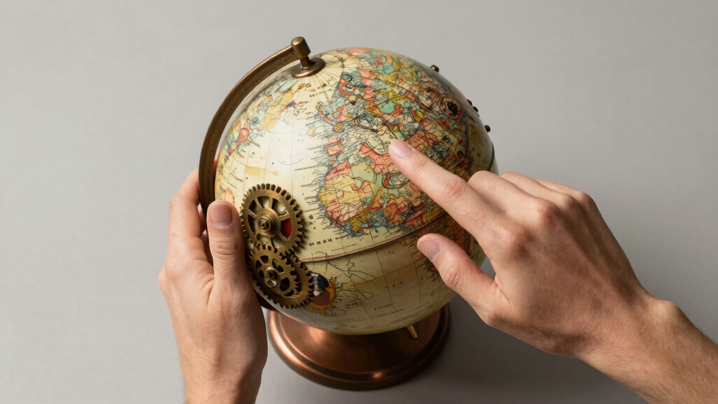 steampunk globe
