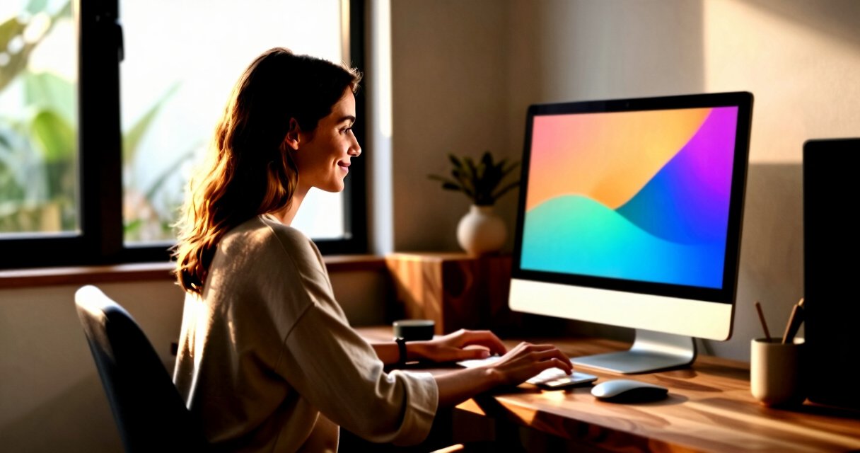 desktop computer large screen