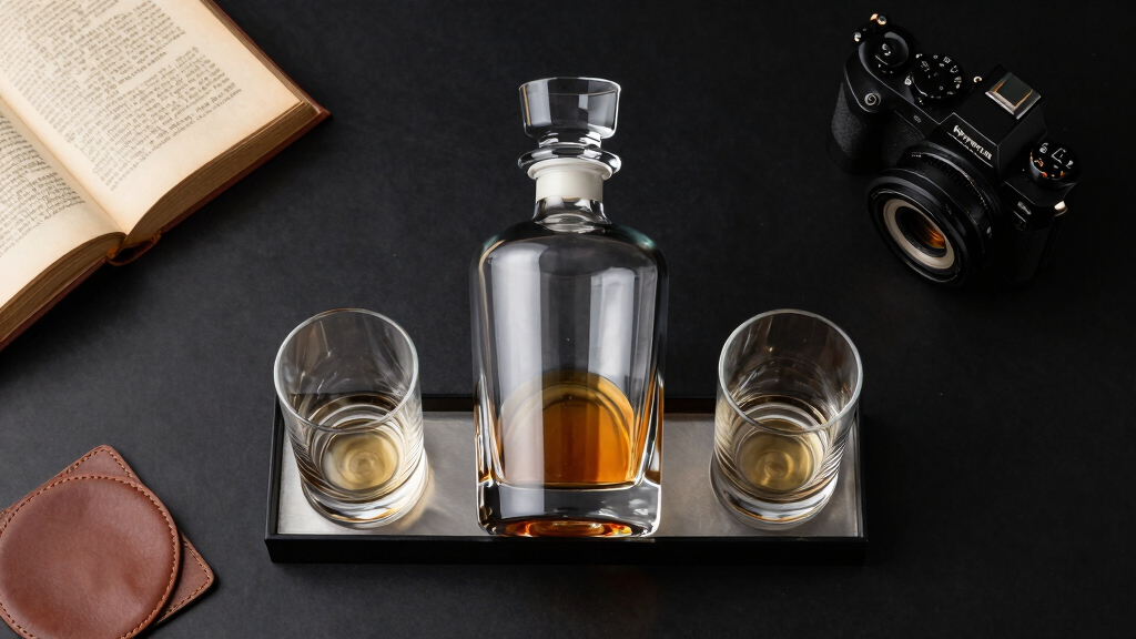 best premium whiskey decanter set for horror libraries