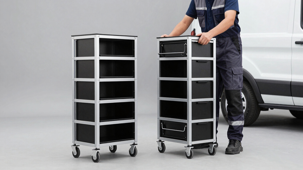 best Ford Transit utility van storage towers