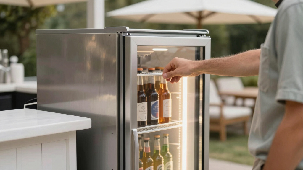 best beverage fridges for outdoor bars
