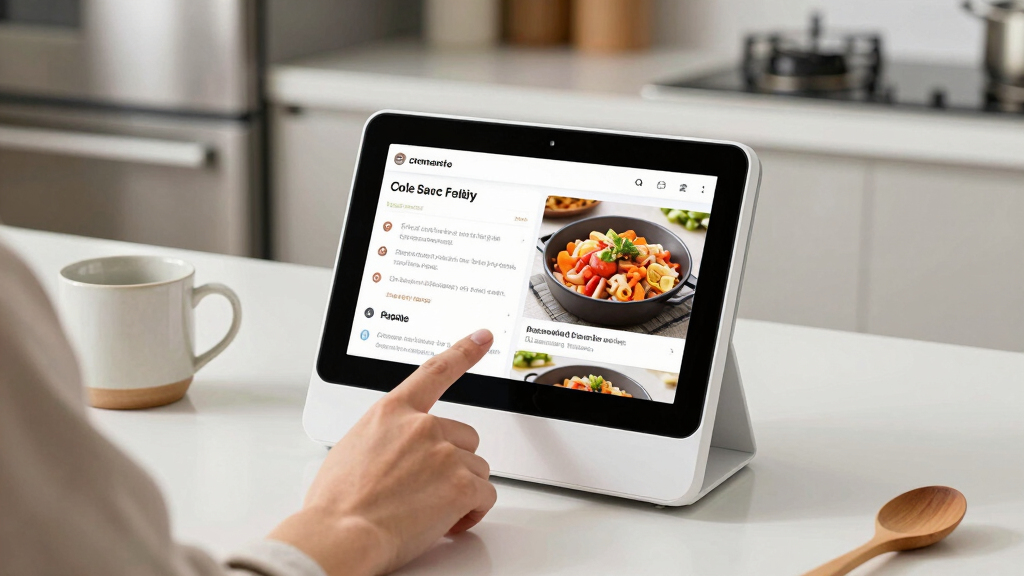 best smart display for recipes and video cooking