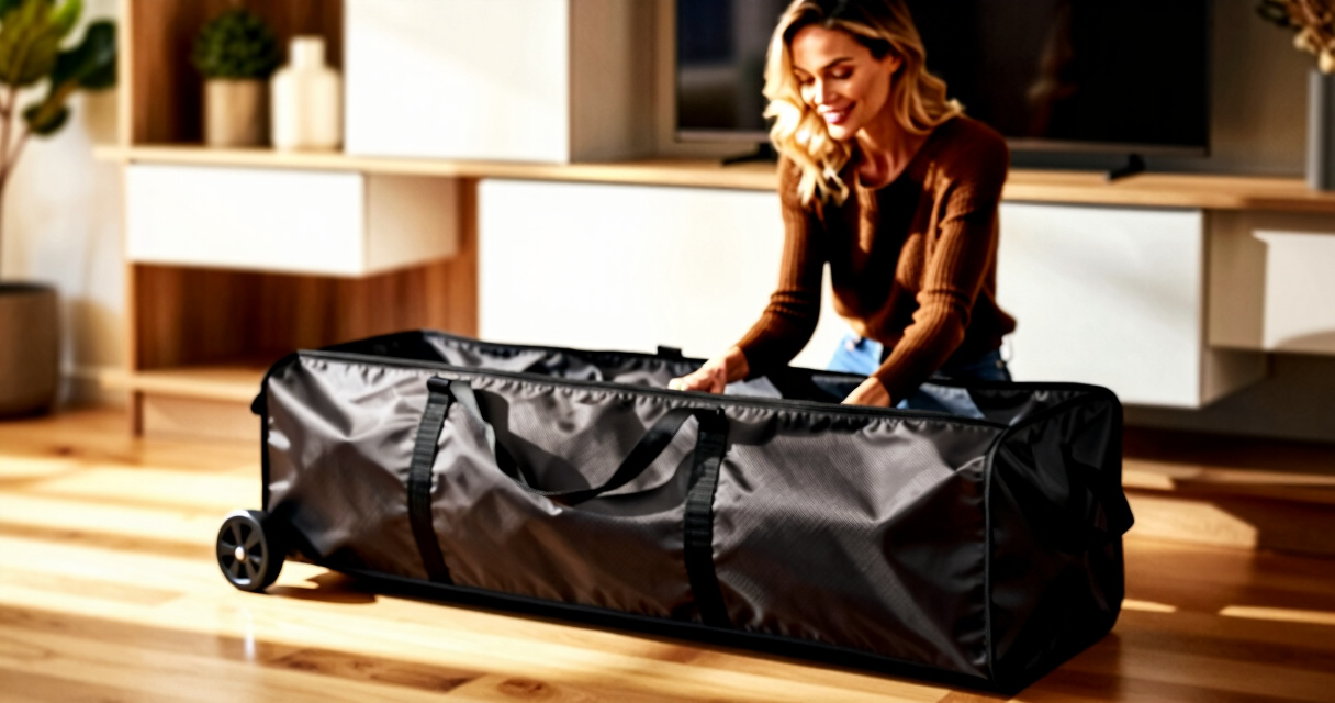 best christmas tree storage bag with wheels