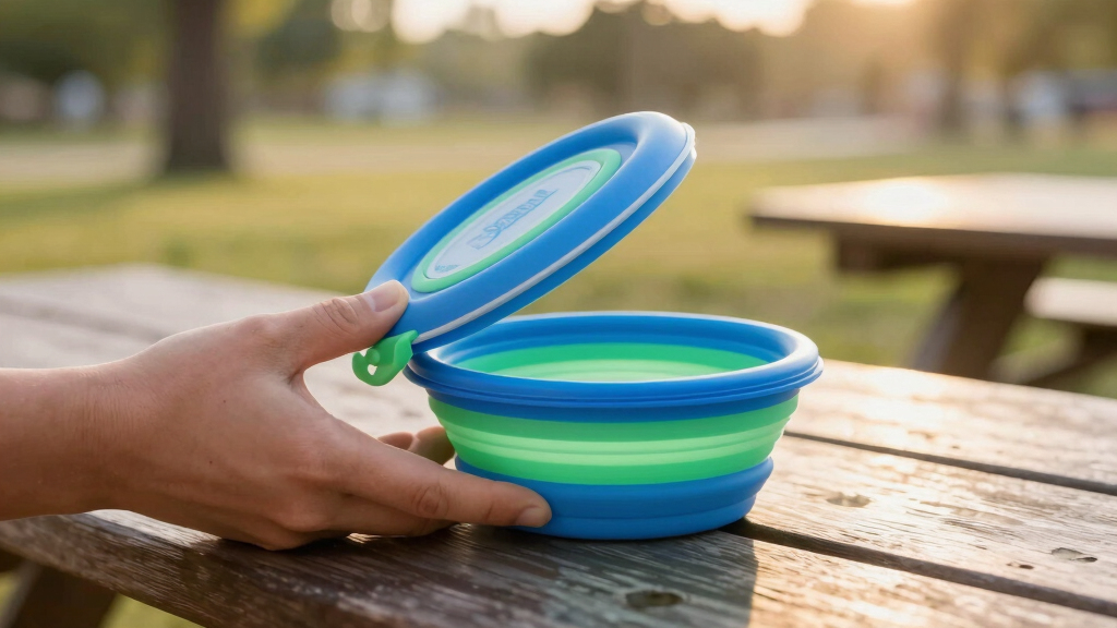 best collapsible food container for europe travel