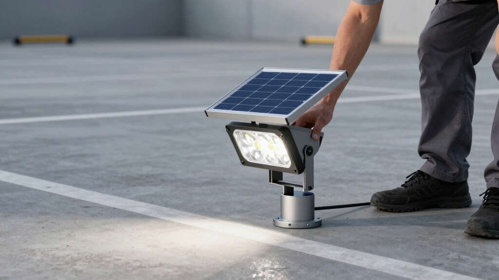 best solar security light for parking areas