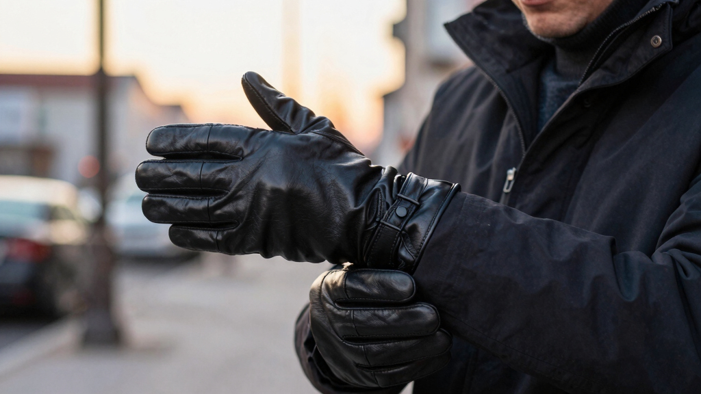 designer gloves for cold weather men