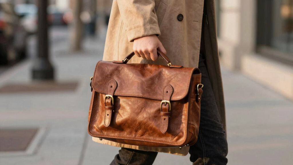 premium leather satchels for commuting