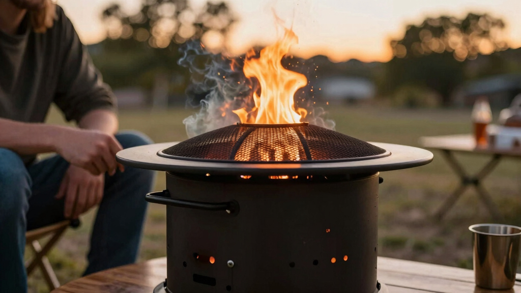 portable fire pits smokeless