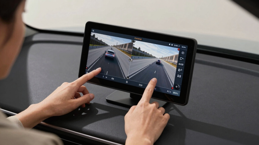 best split screen backup monitor system