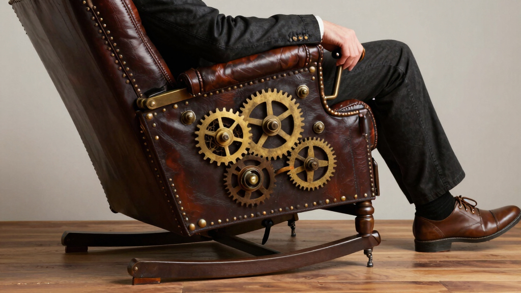 steampunk recliner chair