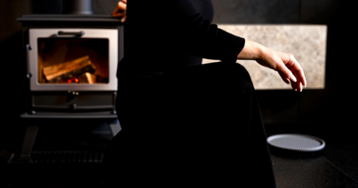 best small wood stove with large glass door