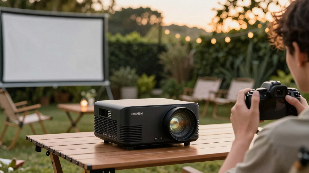 best premium outdoor projectors for backyard movie nights