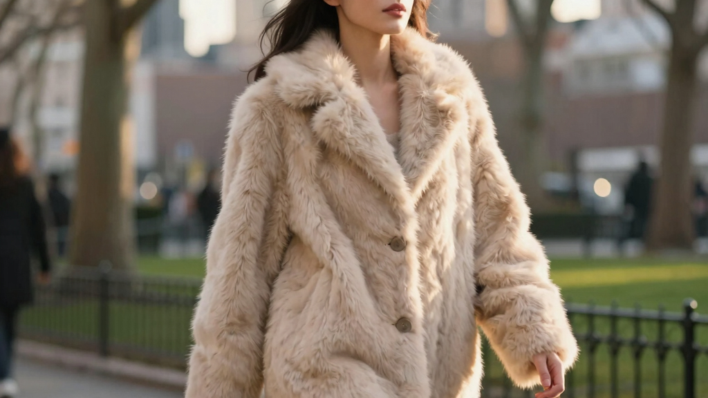 best luxury faux fur coat for winter outfits