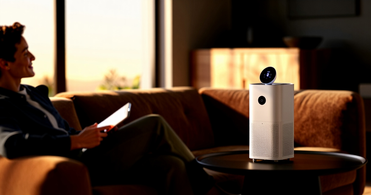 best smart air purifier with app for smoke