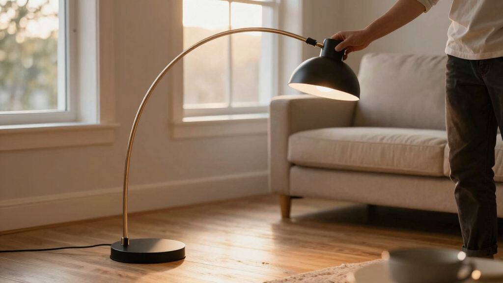 best arc floor lamps for living rooms
