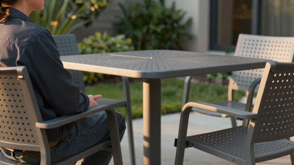 best aluminum patio furniture sets for modern homes