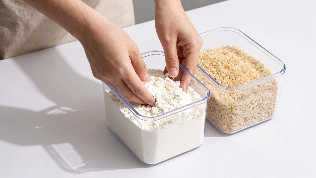 best pantry storage containers for flour and rice