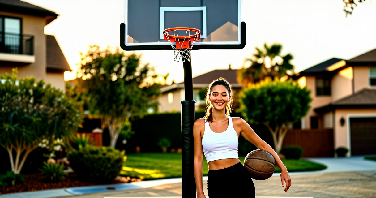 best basketball hoops portable premium