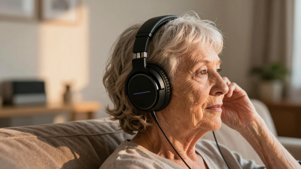 best TV headphones for hearing impaired seniors