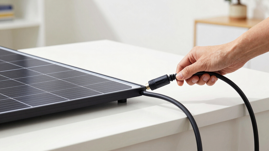 top solar panel extension cable