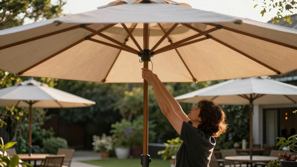 best oversized cantilever umbrellas for patios