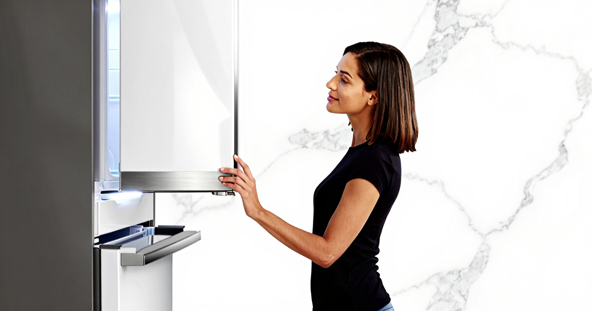 refrigerator with bottom freezer