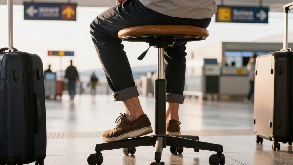 shop stool rolling adjustable