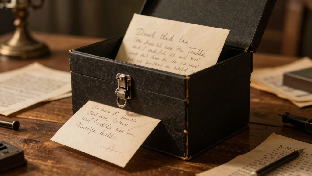 best archival document box for haunted letters