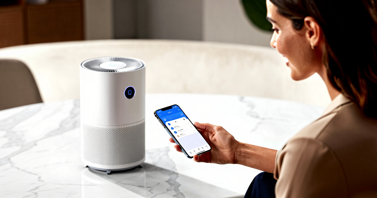 best smart air purifier with app for smoke