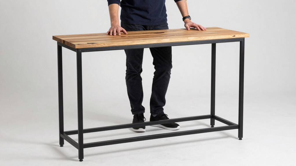 industrial console table