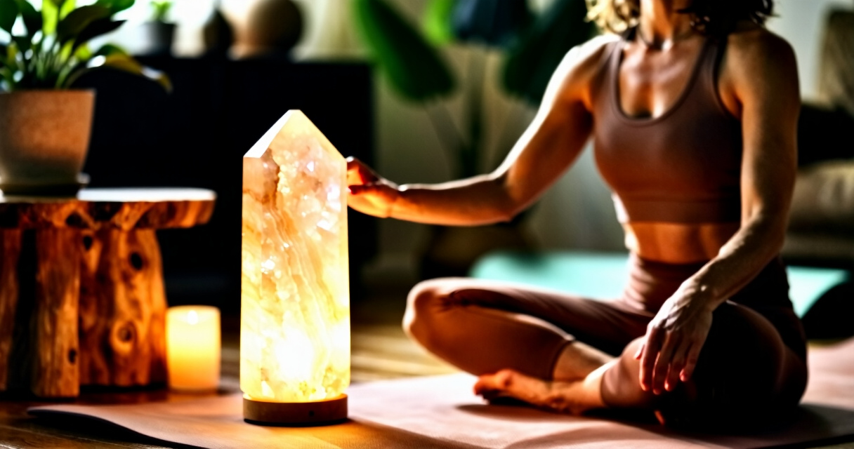 selenite lamp tower