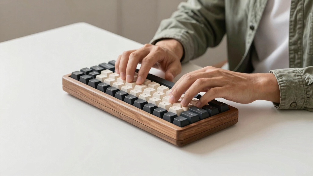 mechanical keyboard wood case