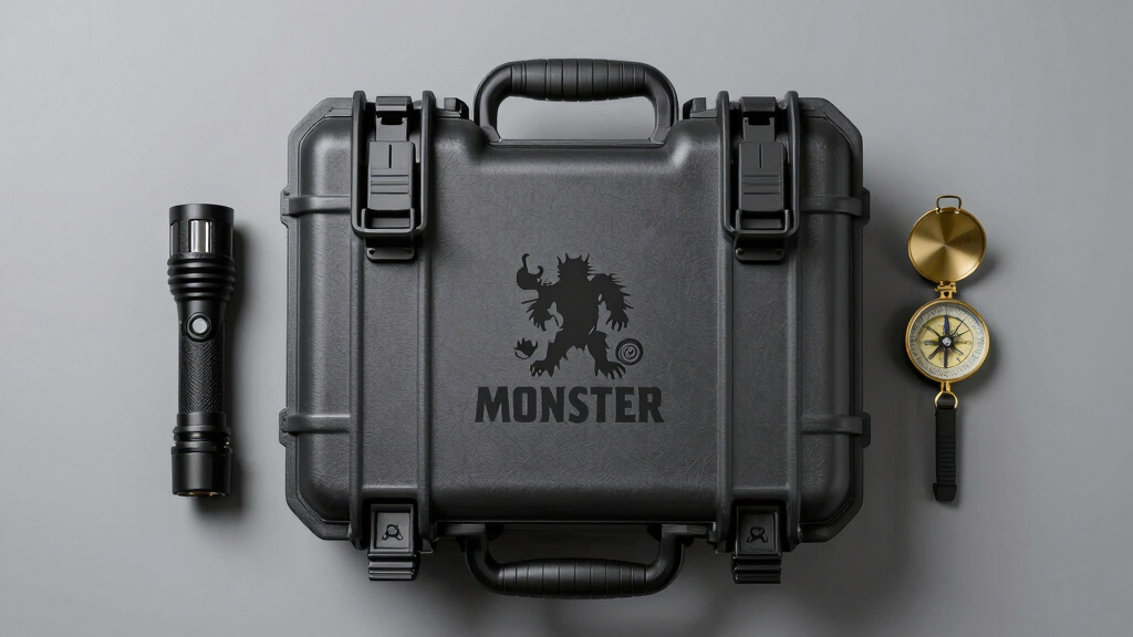 weatherproof equipment case for monster hunting gear
