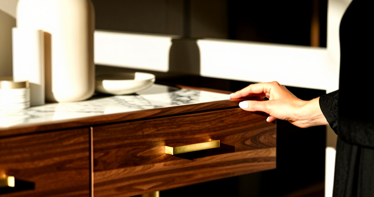 best narrow console table with drawers