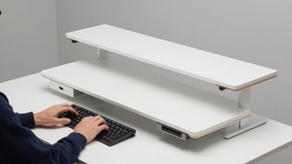 best l shaped standing desk with storage