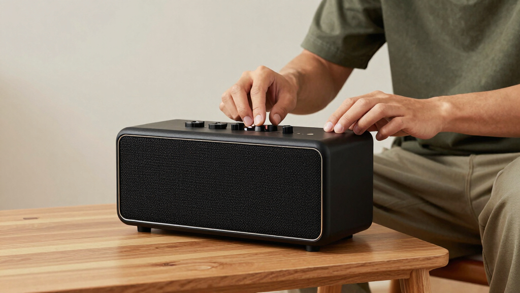 retro Bluetooth speaker large