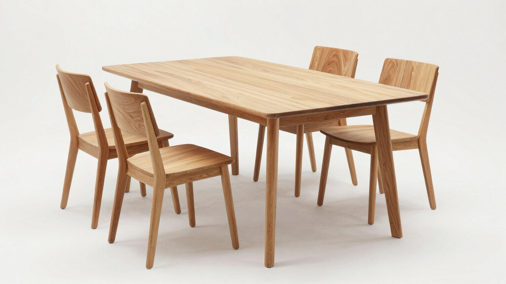 dining table set solid wood