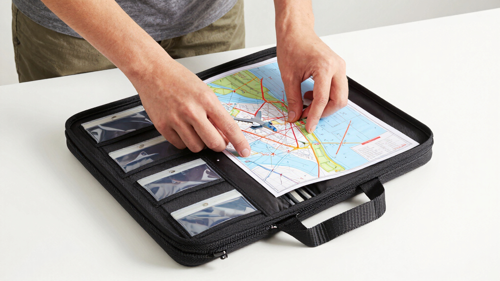 aviation chart organizer bag