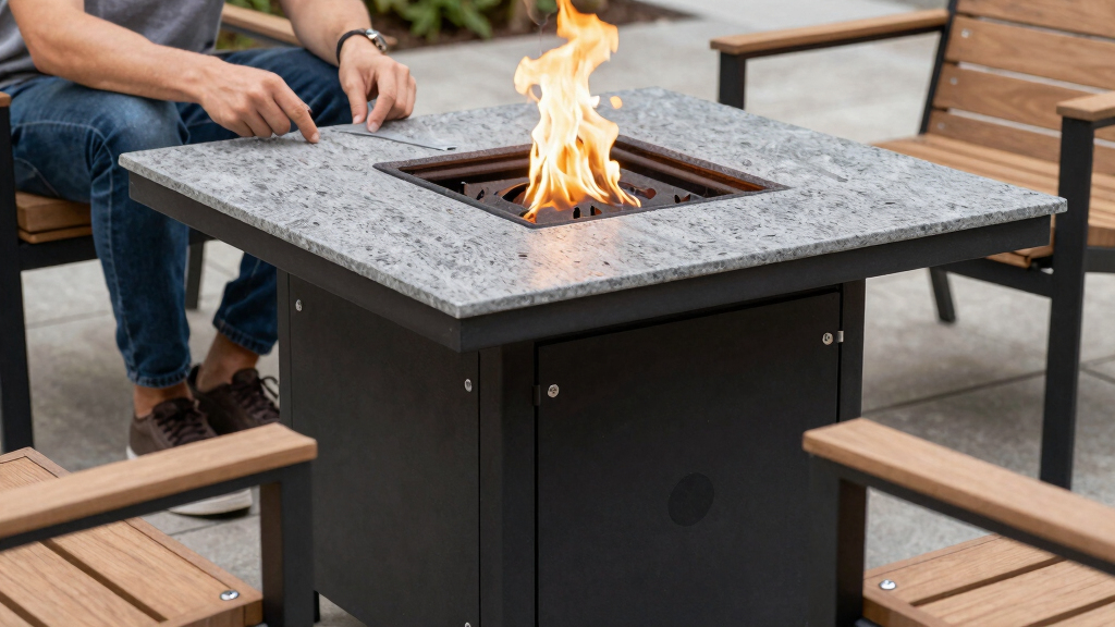 best premium fire pit table