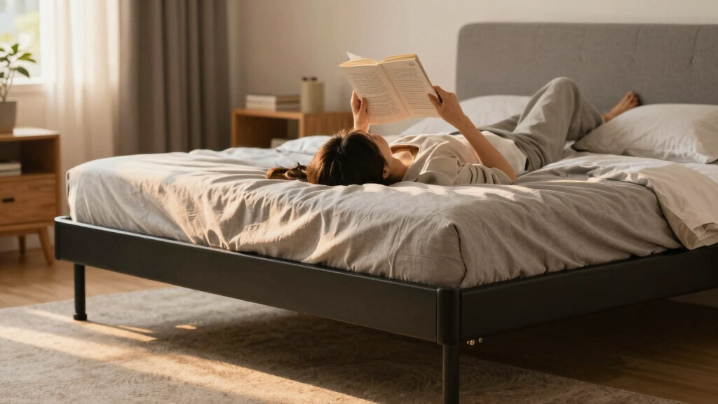 best adjustable bed base for reading in bed