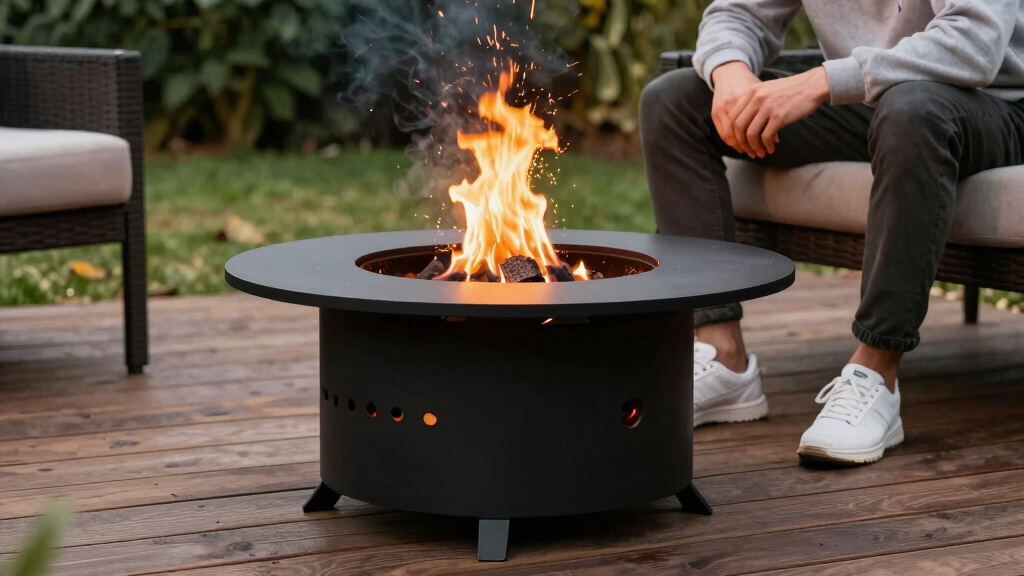 best smokeless fire pit steel