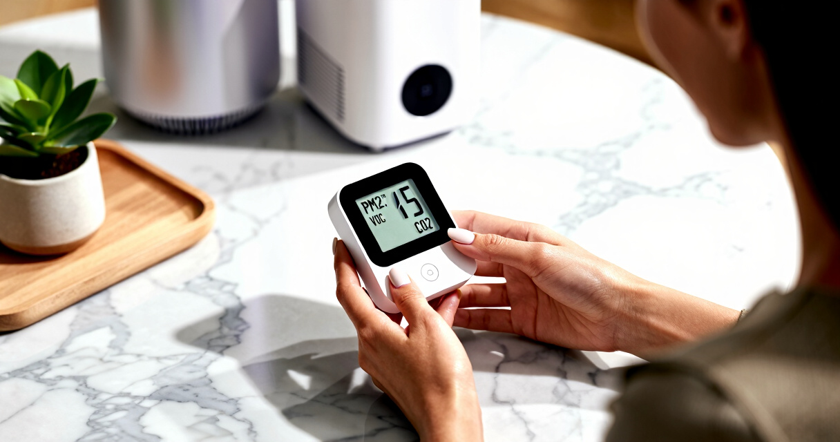 best indoor air quality monitor PM2.5 VOC CO2